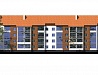 Ремонт фасада поликлиники 4-х этажного здания в г. Гаджиево, Мурманской области 